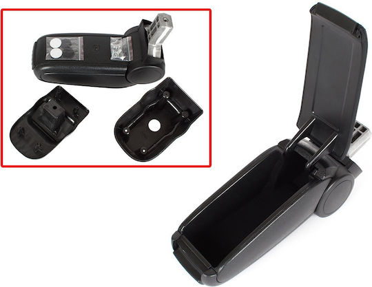 Opel Corsa D 06-14 Armrest Set Black Eco-leather + Installation Kit