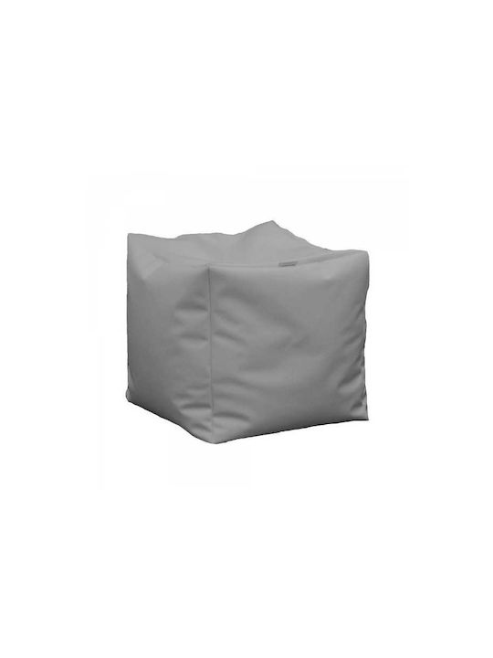 Πολυμορφικό Πουφ Σκαμπό Gray 40x40x40cm