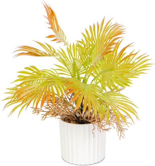 Plantă Palmier Artificială Decorativă 22 Cm În Ghiveci Design Realist Decor Acasă Birou