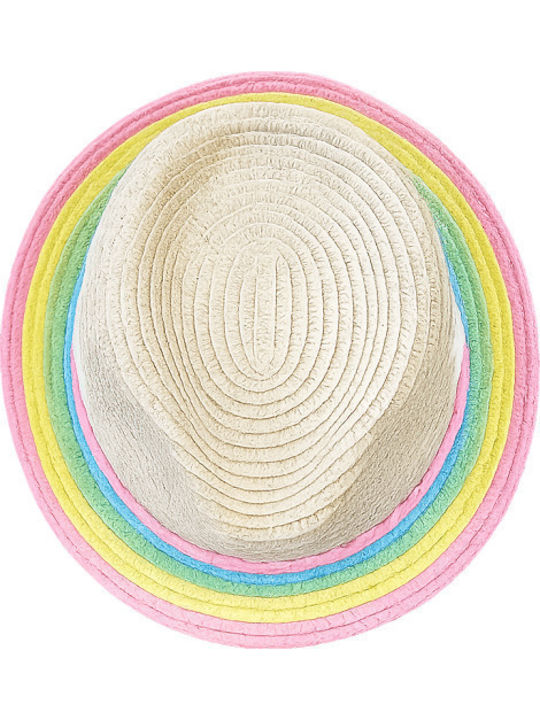 GaFashion Kids' Straw Hat Ocean Addicts Multicolour