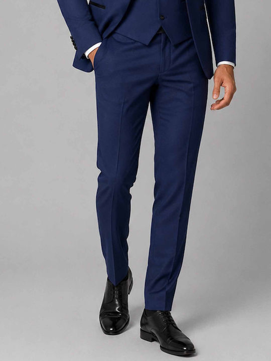 Men's Groom's Suit with Vest with Slim Fit Navy