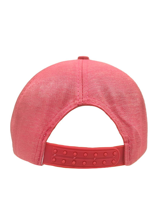 Gift-Me Kids' Jockey Fabric Hat Pink