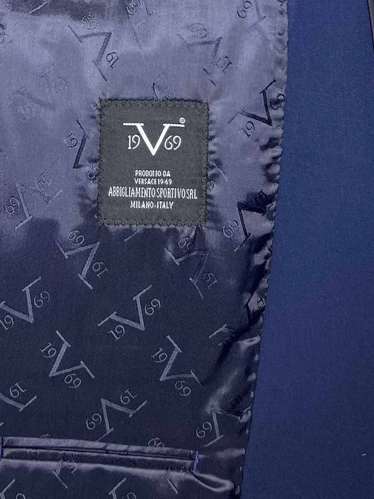 Men's Groom's Suit with Vest with Slim Fit Navy
