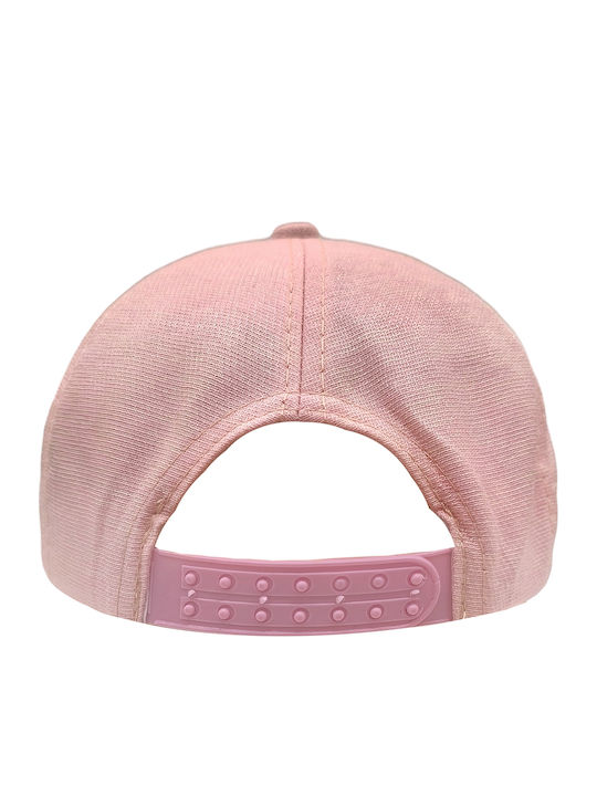 Gift-Me Kids' Jockey Fabric Hat Pink