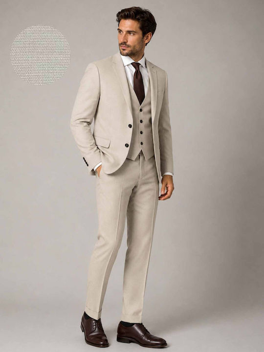 Men's Groom's Suit with Slim Fit Bez
