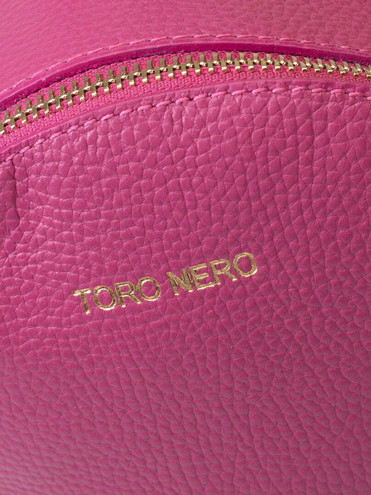 Rucsac De Damă Din Piele Fucsia