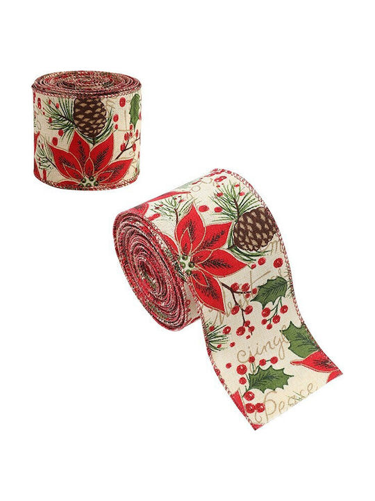 Alista Home Panglică Textilă Roșie De Crăciun 200x6.3cm