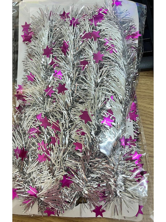 Alista Home Christmas Illuminated Plastic Purple Garland 5cm