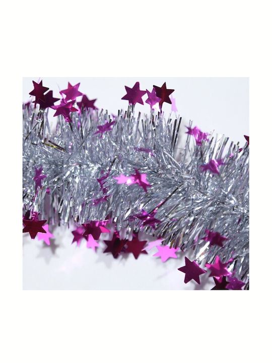 Alista Home Christmas Illuminated Plastic Purple Garland 5cm