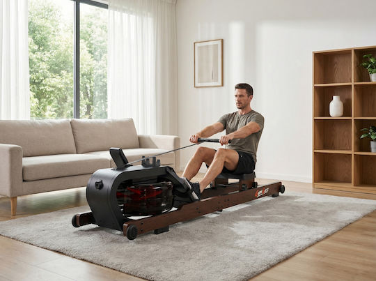 ForAll GymGus Konventionelles Wasser Rudergerät Für Benutzer Bis 120kg