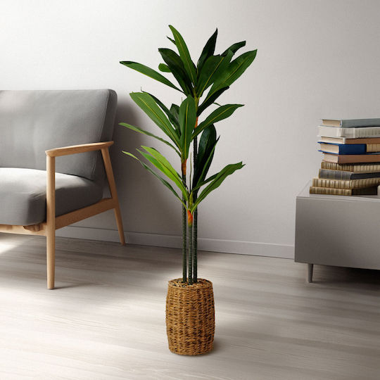 Artificial Dracaena Fragrans Plant 110-120 Cm Indoor Decoration Green Decorative Plant Realistic Pvc