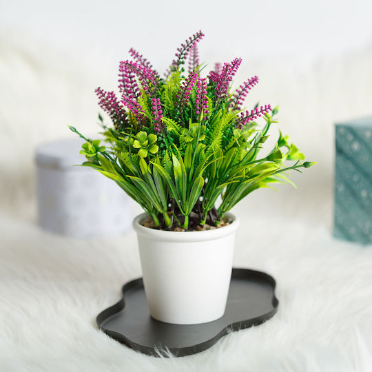 Plantă Decorativă Artificială Lavandă 20 Cm În Ghiveci Design Realist Decor Acasă Birou Plantă Decorativă Artificială Lavandă 20 Cm În Ghiveci Design Realist Decor Acasă Birou