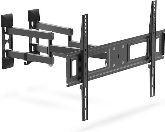 Suport TV Reglabil de Colț Vesa 600x400 40-80 Inch Braț Dublu Rotativ 35kg