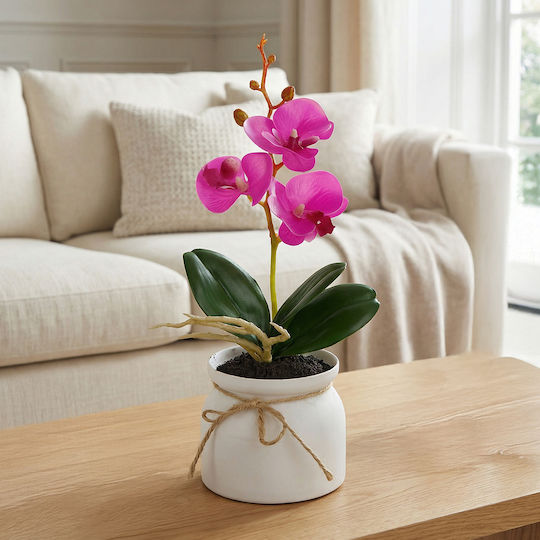 Orhidee Artificială Decorativă În Ghiveci Aspect Natural 32,5 Cm Orhidee Artificială Decorativă În Ghiveci Aspect Natural 32,5 Cm