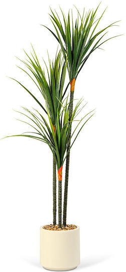 Изкуствено Растение Dracaena Marginata 120 См Голям Реалистичен Декор За Дом Офис Търговски Пространства