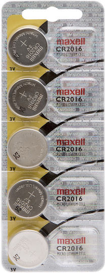 Baterii Cr2016 3v Litiu Blister 5 Celule Buton Ceas Telecomandă Electronice
