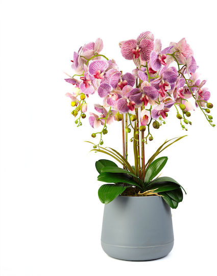 Künstliche Lila Orchidee Topfpflanze 83 cm Premium Realistische Dekor Zuhause Büro Veranstaltungen
