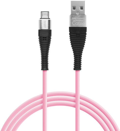 Microusb Cable 1m Silicone Charging Data Transfer 2a Compatible Android Cameras Mp3