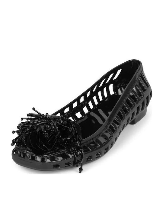 Jeffrey Campbell Γυναικείες Μπαλαρίνες Μυτερές με Λουράκι σε Μαύρο Χρώμα