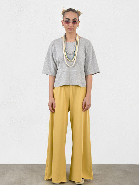 Flared Sweatpants Vibrand Yellow