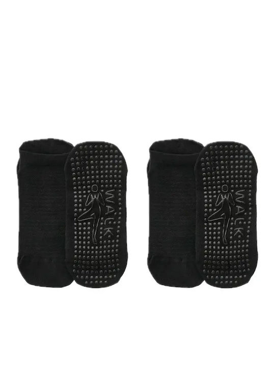 Walk Women's Black Socks 2Pack