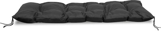 AIO Factory Wasserdichtes Gartenstuhlkissen mit Rückenlehne Schwarz 50x150cm