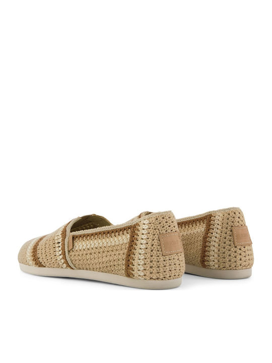 Alpargata Classic Knitted Women's Espadrilles in Beige Colour