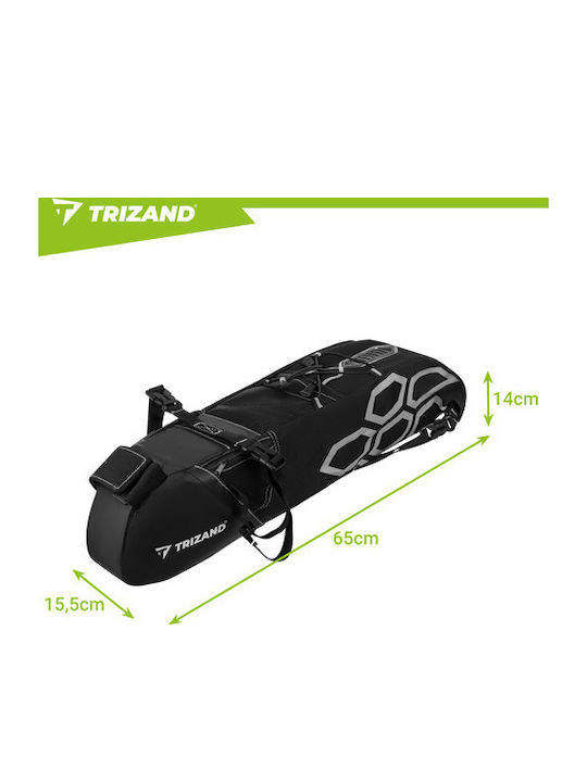 Trizand Toc Șa Pentru Bicicletă 12l Negru