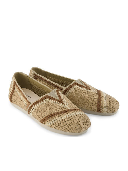 Alpargata Classic Knitted Women's Espadrilles in Beige Colour
