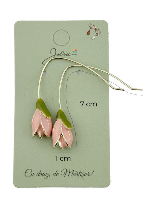Alista Home Σκουλαρίκια Ροζ