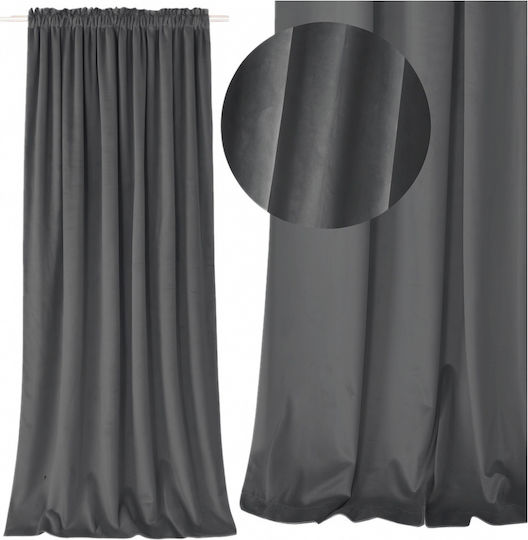 More&Deco Συσκότισης με Τρέσα Gray 140x250εκ.