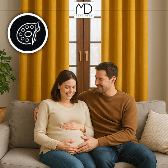 More&Deco Κουρτίνα Συσκότισης με Τρουκς More&deco 140x250εκ.