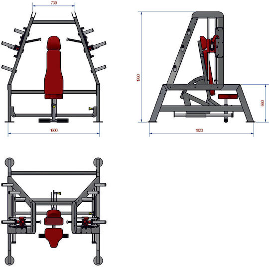 EBX Power Smith Dual System Smith χωρίς Βάρη
