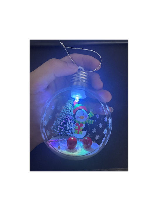 Christmas Ornament Flippy Led Penguin Model 10 X 5 X 3 Cm Multicolor