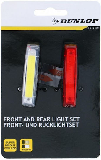 Dunlop Set Lumini Bicicletă