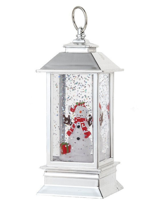 Alista Home Lumânare De Crăciun Lampion Din Plastic Alb Cu Baterii 13x5.3cm