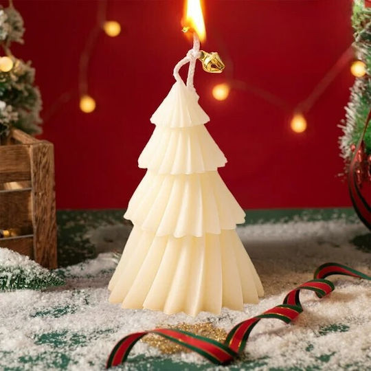 Alista Home Weihnachtskerze Weiß 11x8cm