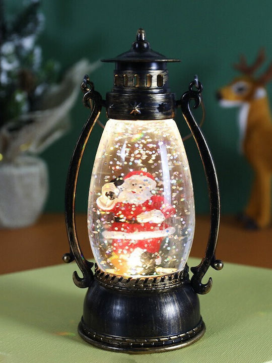 Alista Home Lumânare De Crăciun Lampion Din Plastic Verde Cu Baterii 14x7cm