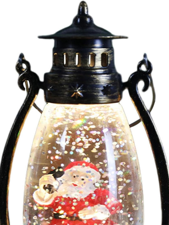 Alista Home Lumânare De Crăciun Lampion Din Plastic Verde Cu Baterii 14x7cm
