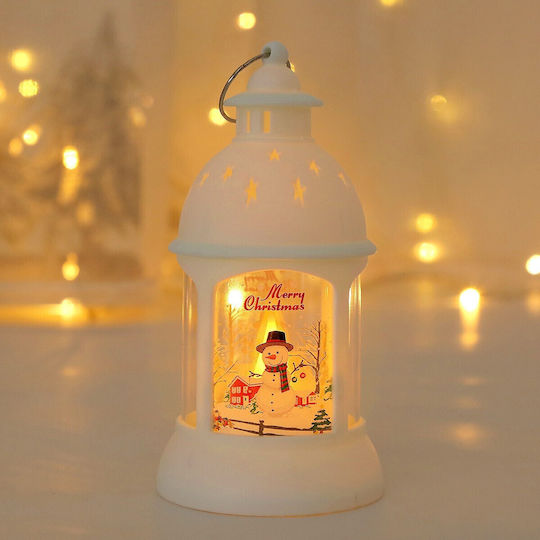 Alista Home Christmas Plastic White Battery Candle 13.5x6.8cm