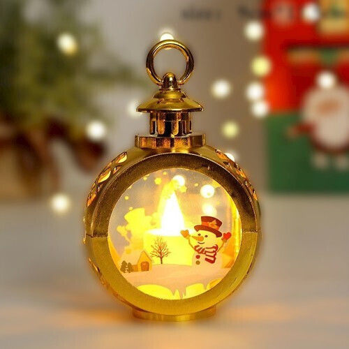 Alista Home Christmas Glass Lantern White 13.5x9cm