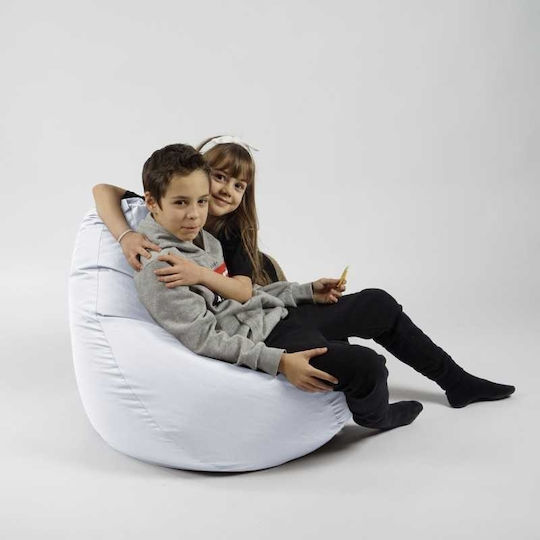 Beanbag Alb 70x60x65 cm