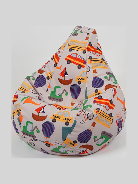 Beanbag Multicolor 70x60x65 cm