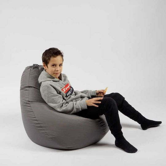 Kids Chair Grey Pufrelax 70x60x65 cm
