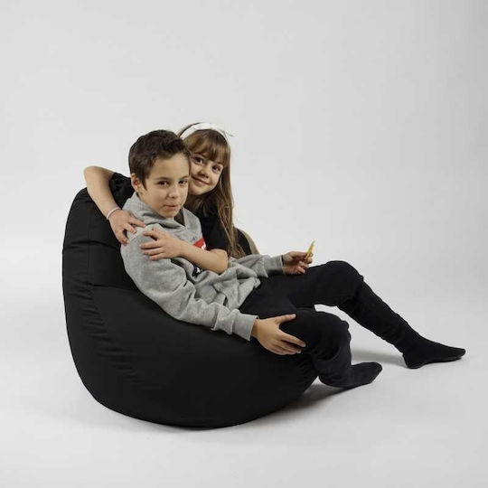 Beanbag Negru 70x60x65 cm