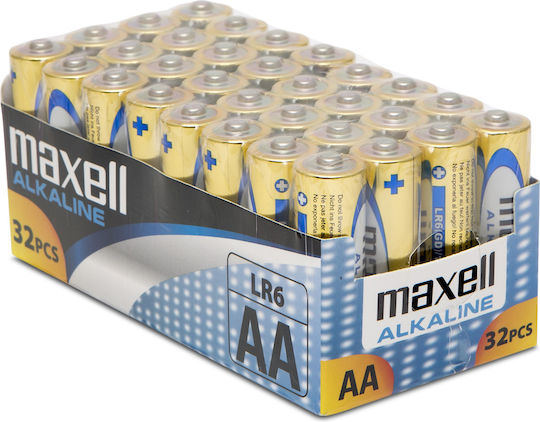 Baterii Alcaline AA LR6 1.5V Set 32 Bucăți Durabile Rezistente La Scurgeri Pentru Telecomenzi Jucării