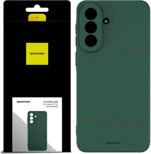 Samsung Galaxy A57 Spacecase Silicone Mobile Phone Case Dark Green