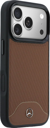 Mercedes-Benz Hölzernes Rückseiten Umschlag Braun Für iPhone 17 Pro