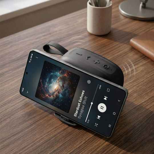 Blavec Ηχείο Bluetooth 6W με Διάρκεια Μπαταρίας έως 25 ώρες Μαύρο WS06-B