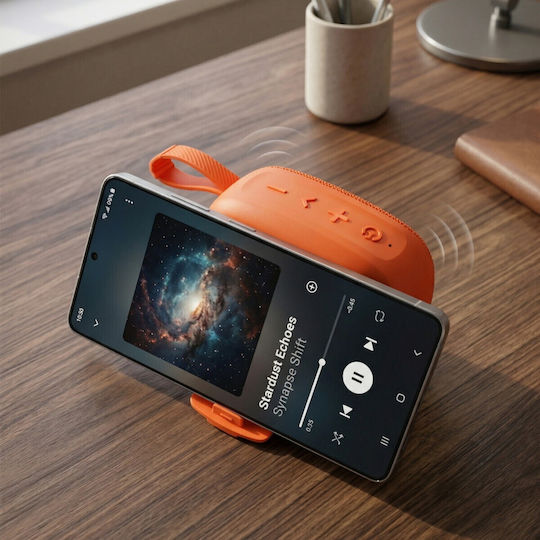 Blavec Bluetooth Speaker 6W with Battery Life up to 25 Hours Orange WS06-O